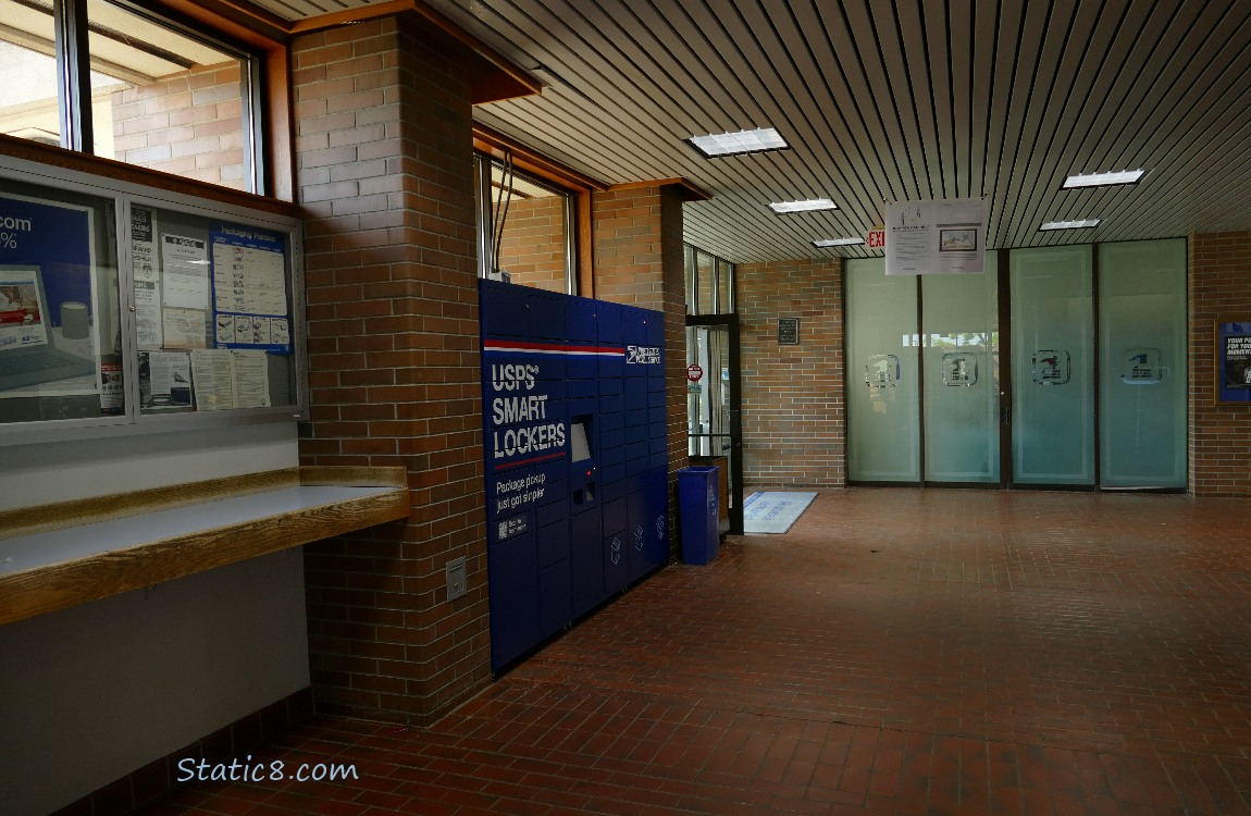 Inside of the Post Office