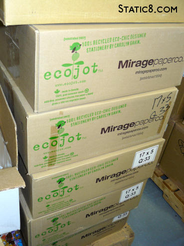 stack of ecojot boxes