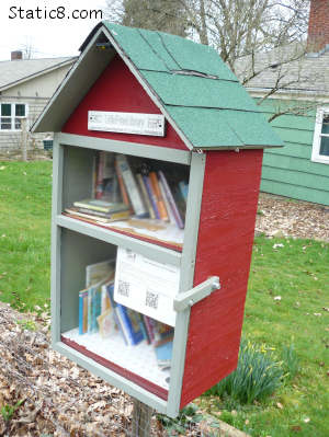 Eugene's first Little Free Library