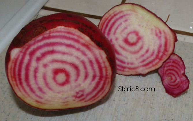 Chiogia Beet sliced