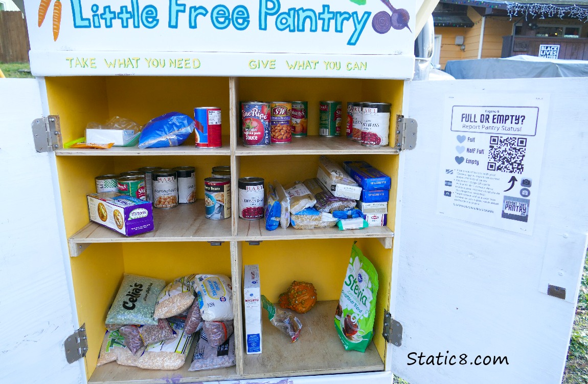 Inside the Little Free Pantry
