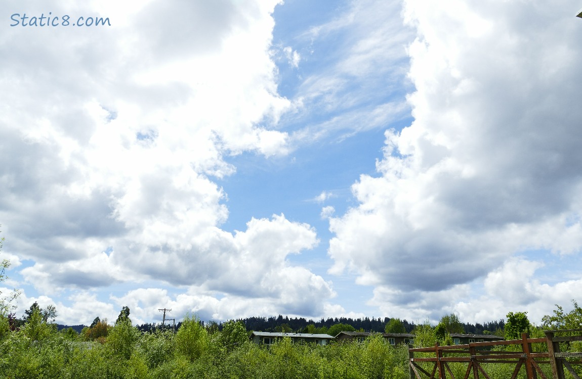 Clouds and blue sky