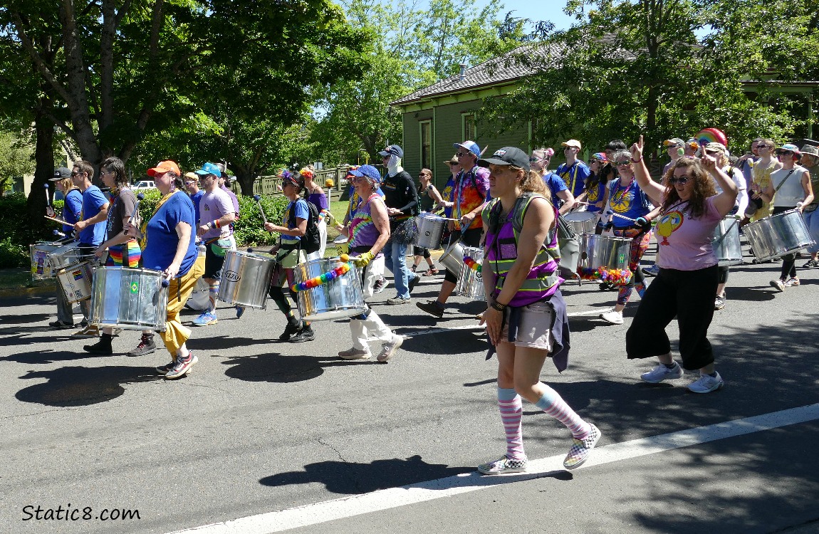 Pride drummers