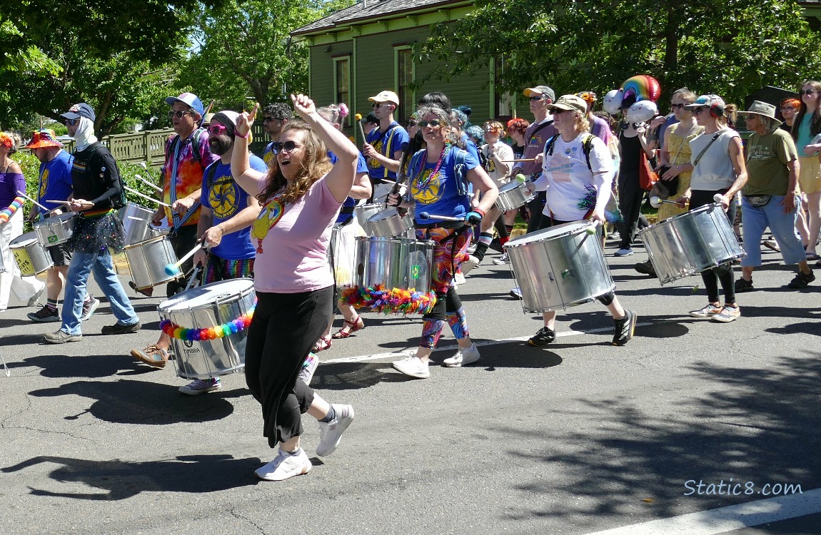 Pride drummers