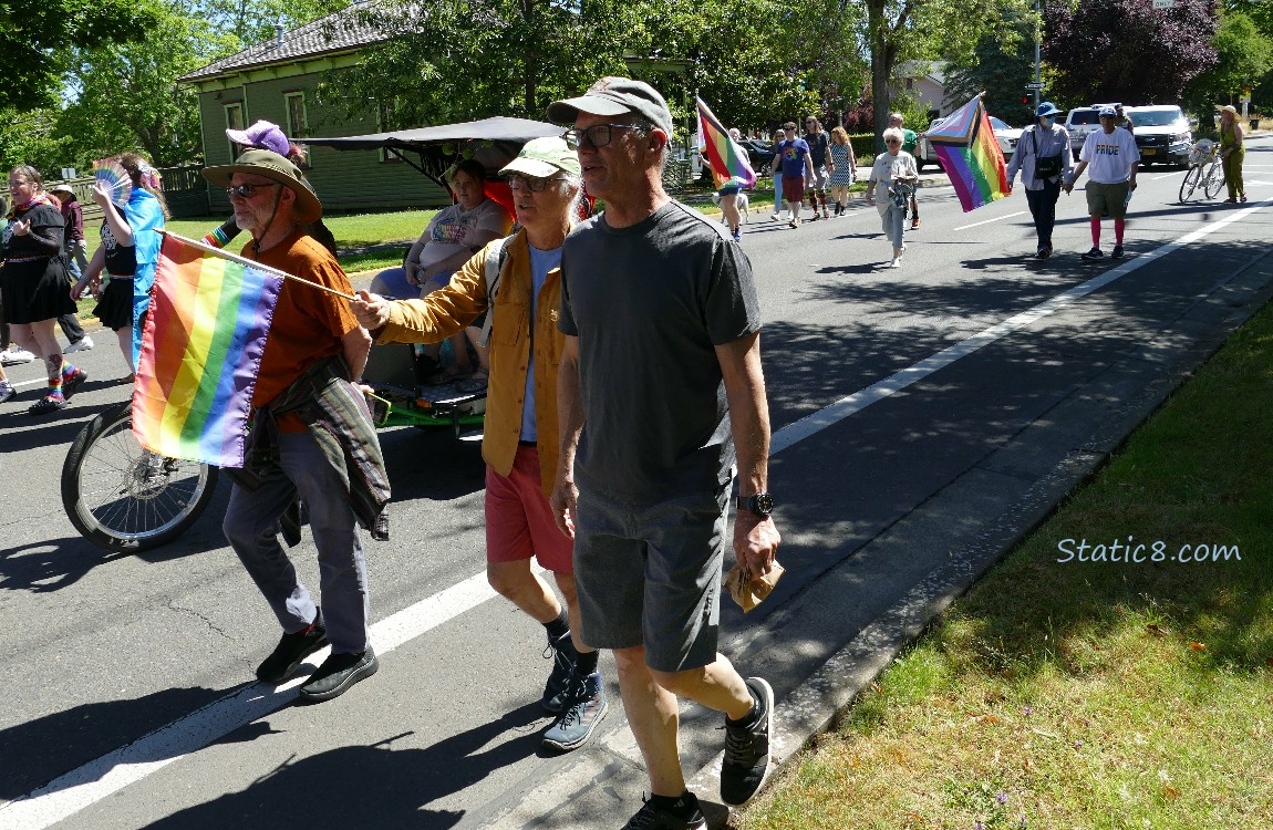 End of the Pride March