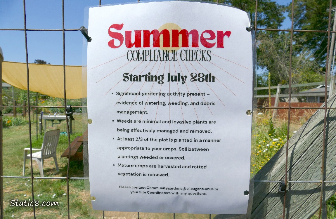 Compliance checks signs