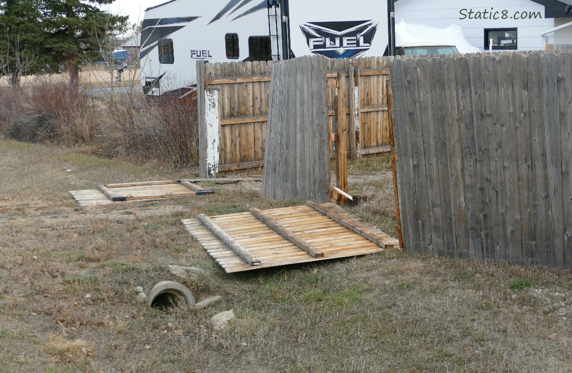 Fence down