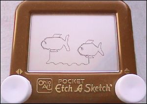 Etch-A-Sketch fishies!