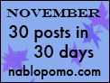 national blog posting month