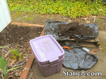 working on the worm box