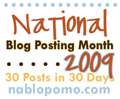 National Blog Posting Month