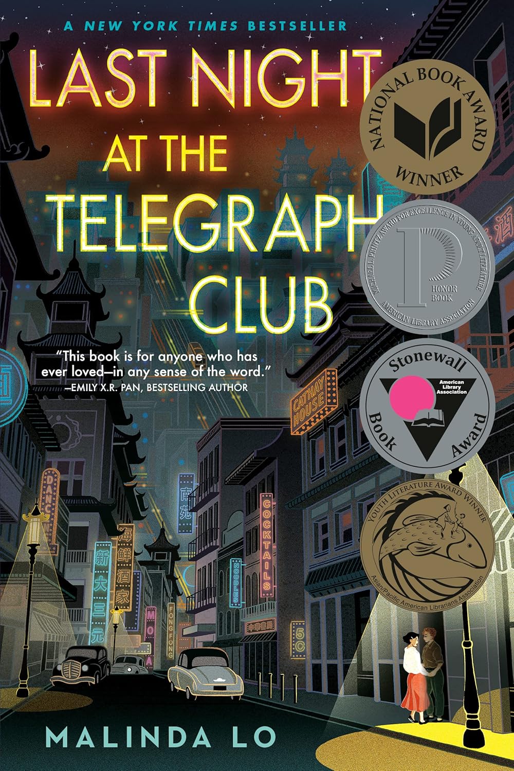 Book cover for Last Night at the Telegraph Club by Malinda Lo