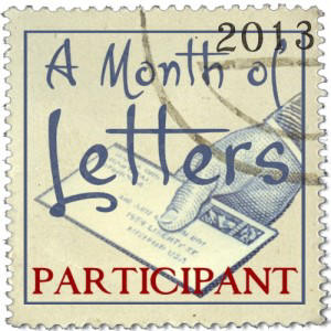 A month of letters