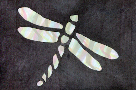 paper cutting dragonfly