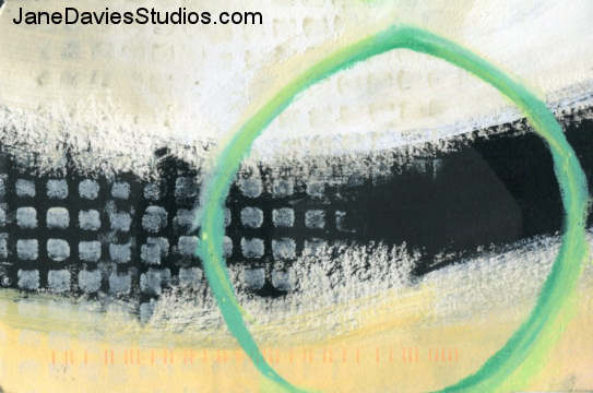 Jane Davies art postcard!