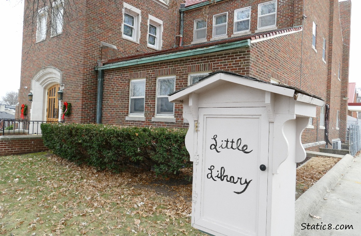 Little Library outside a church