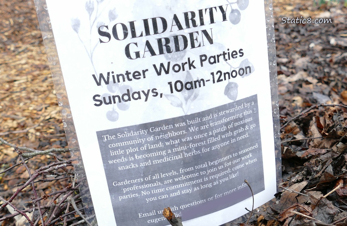 Solidarity Garden Sign