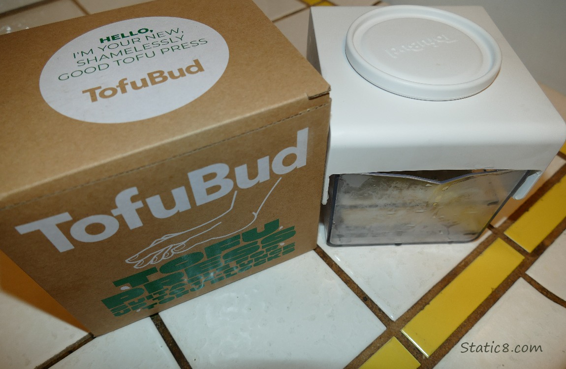Tofu press and the box it came in