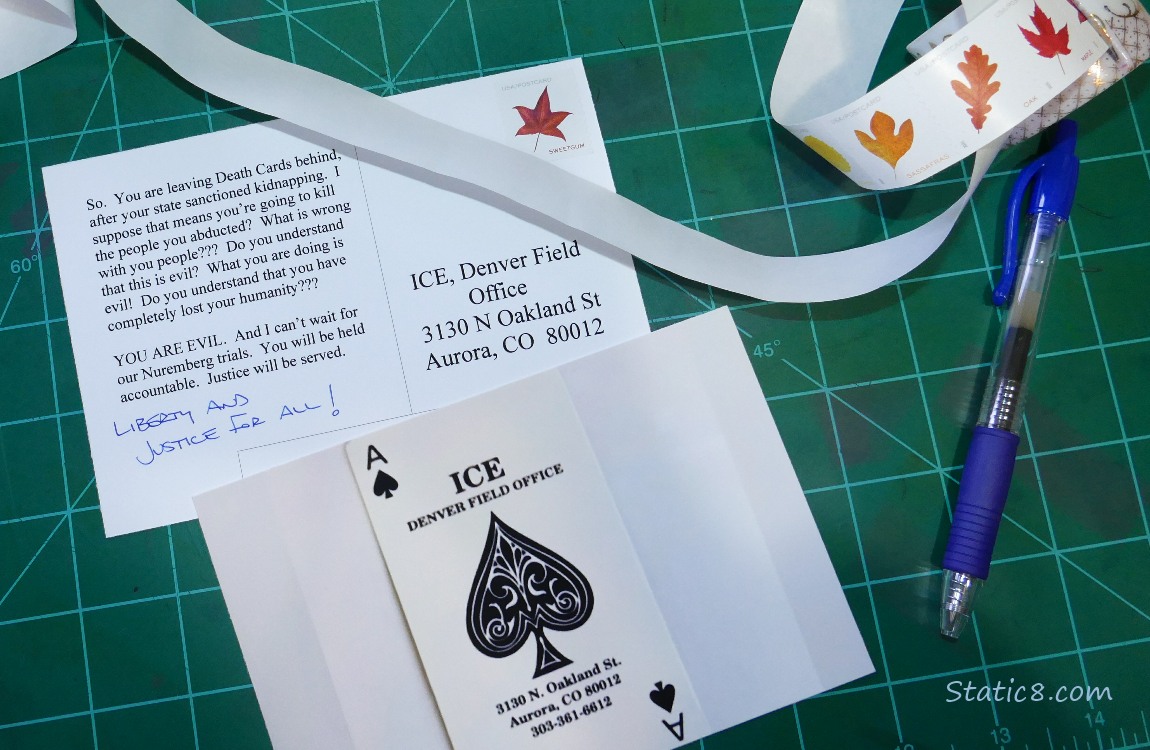 Postcards to Denver ICE