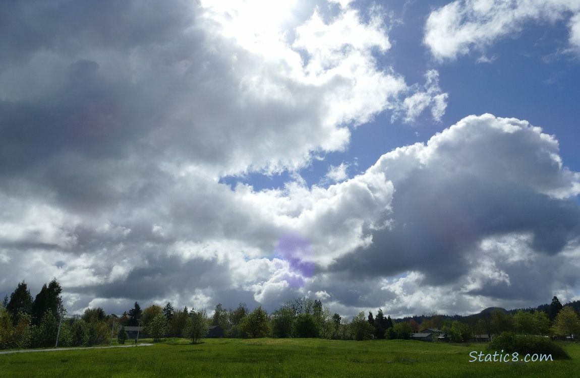 Clouds in the sky