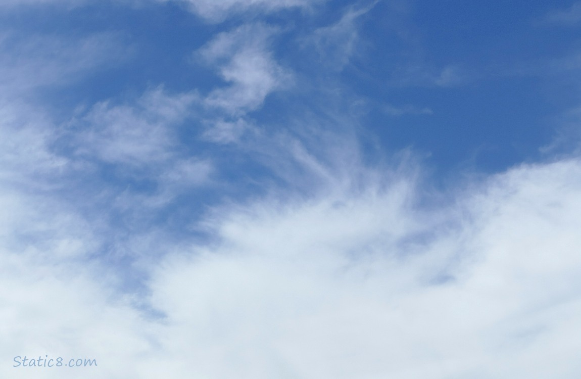 Cirrus Clouds in a blue sky