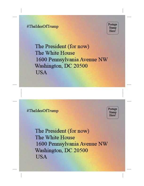 Postcards to the White House
