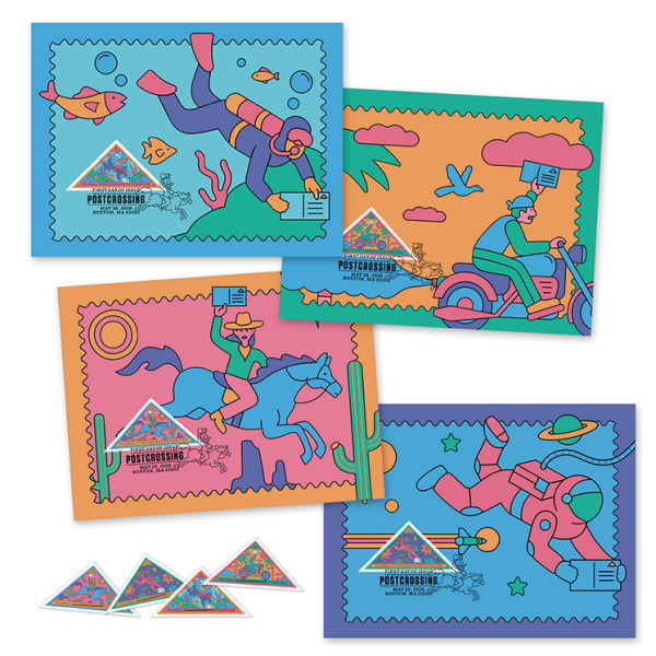 USPS Postcrossing Maxicards